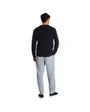 Pull col rond Homme ESSENTIAL STRUCTURE CREW NECK Bleu Marine