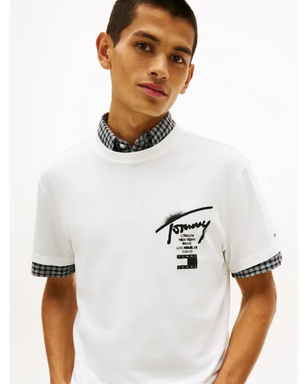 T-shirt Homme TJM REG CITY SIGN SS TEE EXT Blanc