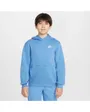 Sweat à capuche Enfant plus agé K NSW CLUB FLC HDY LBR Bleu
