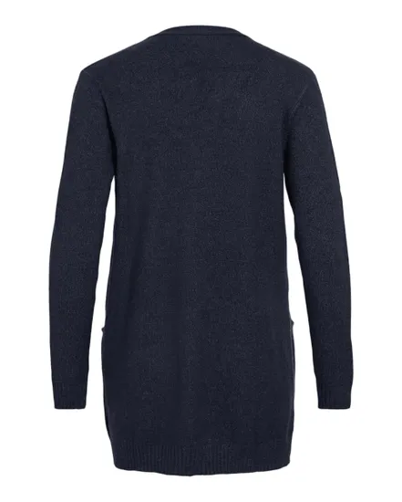 Cardigan Femme VIRIL OPEN L/S KNIT CARDIGAN NOOS Bleu nuit
