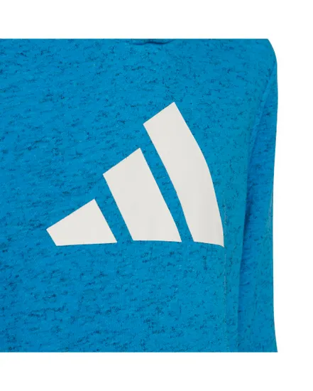 Sweatshirt à capuche manches longues Enfant U 3 BAR HD Bleu