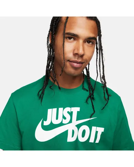 T-shirt Homme M NSW TEE JUST DO IT SWOOSH Vert