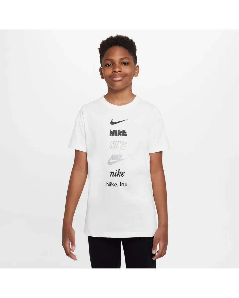T-shirt manches courtes Enfant Nike B NSW SOS SS TEE Noir Sport 2000