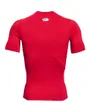 T-Shirt MC Homme UA HG ARMOUR COMP SS Rouge