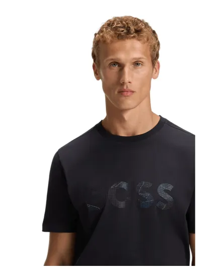 T-shirt col rond Homme TEE LOGO GLAMPING Noir