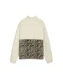 Sweat sherpa Femme ESS GRAPHIC ANIMAL R Beige