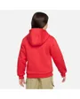 Sweat à capuche manches longues Enfant K NSW CLUB FLC HDY LBR Rouge