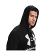 Sweatshirt à capuche Homme UA Rival Fleece Big Logo HD Noir