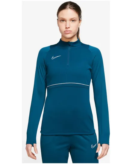 Top de football Femme W NK DF ACD DRIL TOP Bleu