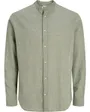 Chemise Homme Lin Blend Col Mandarin
