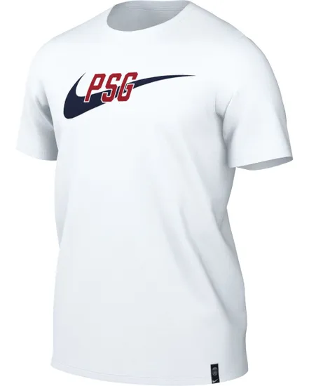 T-shirt de football manches courtes Homme PSG M NK SWOOSH TEE Blanc