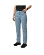 Jean Femme Pcflora Hw Straight Emb Jeans Noos