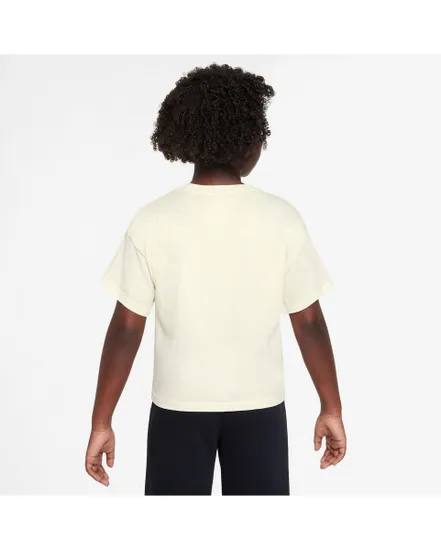 T-shirt Fille G NSW TEE BOXY ESSNTL LBR Beige