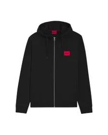 Sweat zippé à capuche Homme DAPLE212 Noir