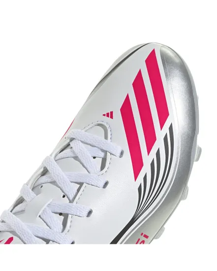 Crampons de football Enfant F50 MESSI CLUB FG/MG J Blanc