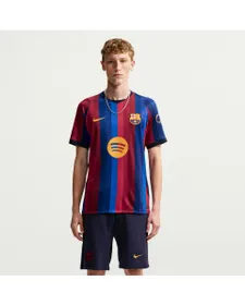Maillot de football Homme FCB M NK DF JSY SS STAD HM Bleu