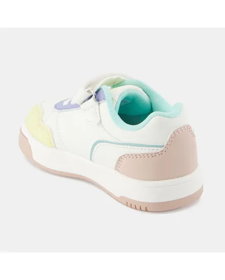 Chaussures Bébé LCS COURT BREAKER GIRL INF OPTICAL WHITE Multicolore