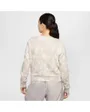 Sweatshirt Femme W NSW NK CHLL FT AOP CREW Beige