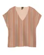 T-Shirt Femme Col V Manches Batwing