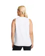 Débardeur Femme UA RIVAL MUSCLE TANK Blanc