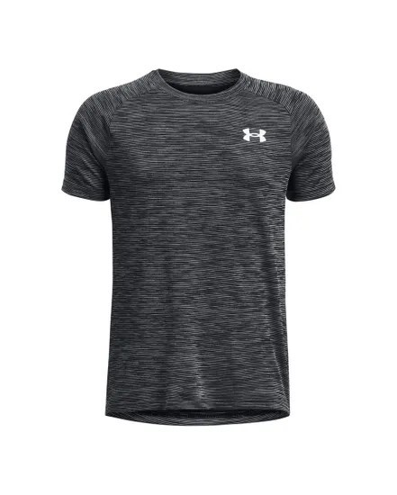 T-shirt Enfant UA TECH TEXTURED SS Noir