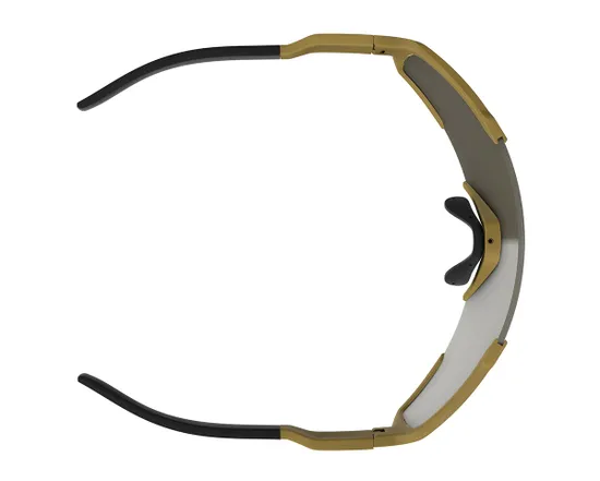 Lunettes de soleil Scott Shield Compact Noir mat/bleu chrome - Hors