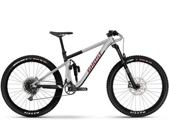 VTT tout suspendu Unisexe RIOT AM Gris/Noir/Rouge