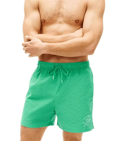 Short De Bain Homme Ithaca Script Green
