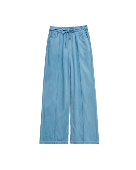Pantalon Jogger Femme Salsa Wide Lightdenim