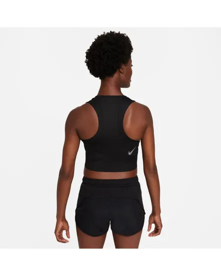 Debardeur de running Femme W NK FAST DF CROP TANK Noir