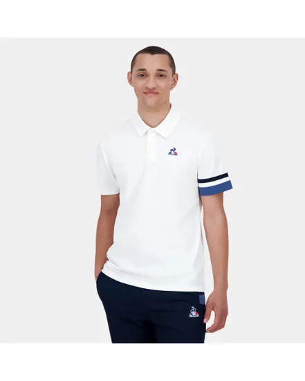 Polos HERITAGE SP SS N1 M Blanc