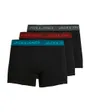 1 lot de 3 Caleçons Homme JACWAISTBAND TRUNKS 3 PACK NOOS Noir