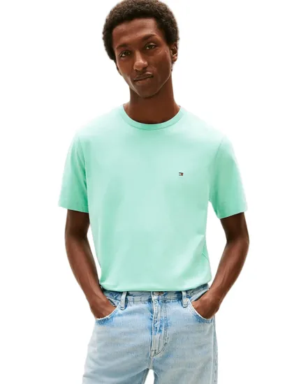 T-shirt col rond Homme ESS SEASONAL REG FIT SOLID TEE Bleu Clair