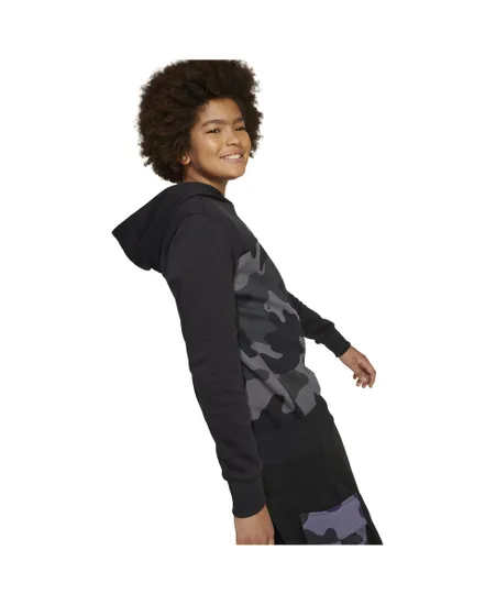 Sweat à capuche Enfant J  CAMO FL HD Noir