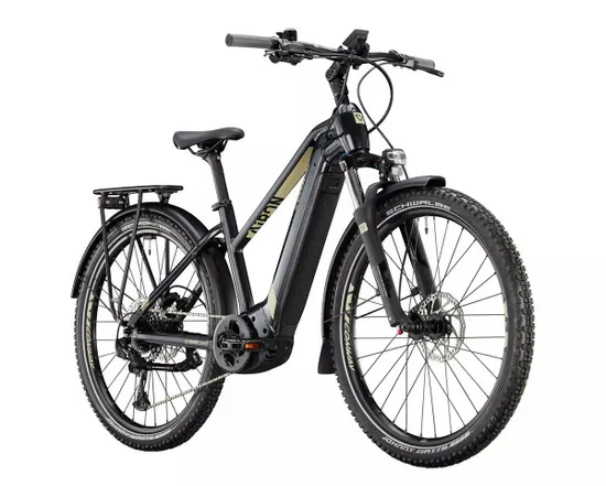 Vélo électrique urbain/trekking Femme CAIRON C 3.0 TRAPEZE Noir/Sable