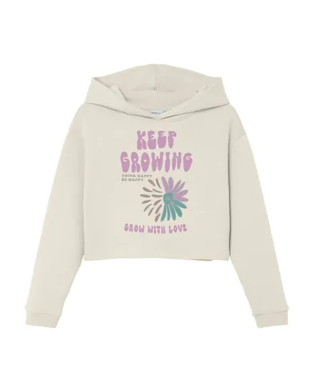 NKFJUKA LS CROPPED BOXY SWEAT WH BRU PS