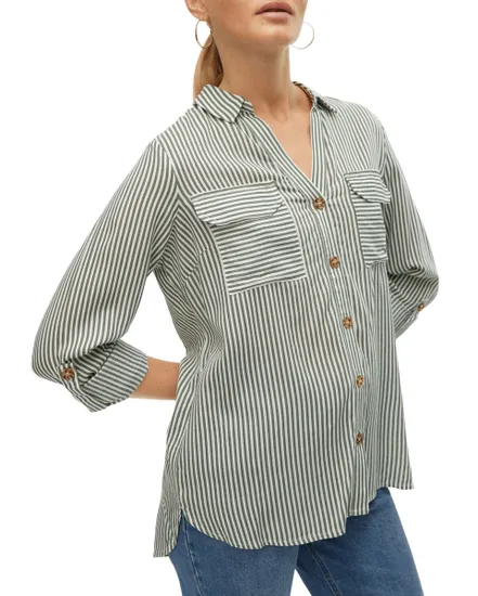 Chemise Femme VMBUMPY L/S Shirt New Wvn Noos