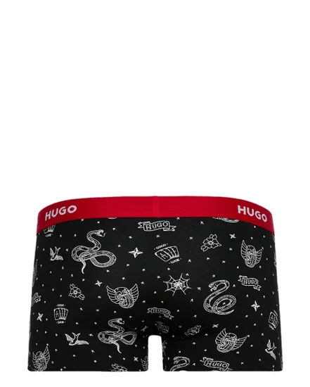 Lot de 3 boxers Homme TRUNK TRIPLET DESIGN Multicolore