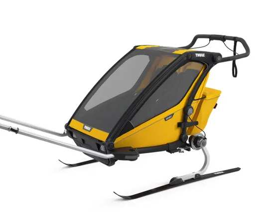 Remorque pour enfant 2 places CHARIOT SPORT Jaune