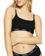 Lot de 2 brassières Femme TWIN BRALETTE STRIPE Noir