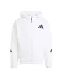 Sweat zip à capuche Homme M Z.N.E. FZ Blanc