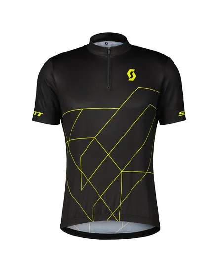 Maillot manches courtes Homme RC TEAM 20 Noir/Jaune