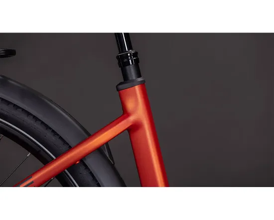 VTC électrique NURIDE HYBRID PRO 800 Rouge Chili/Noir