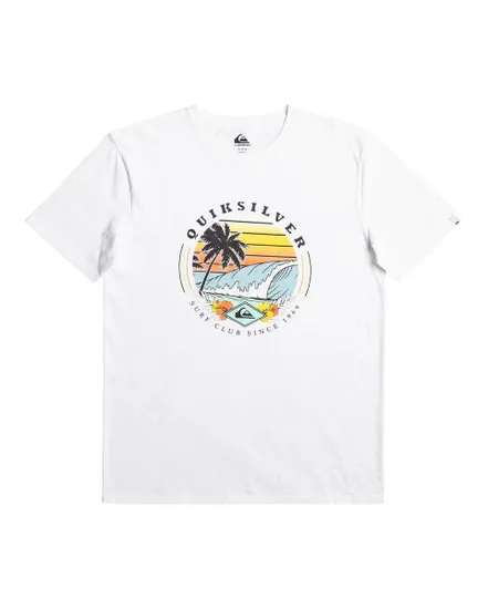 T-shirt manches courtes Homme QS SURF CLUB II SS Blanc