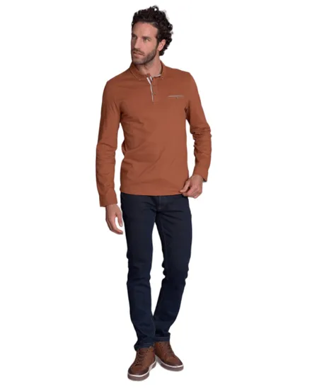 Polo manches longues Homme LUNEVILLE Whisky