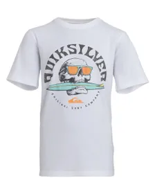 T-SHIRT GARÇON SUNNY SKULL SS YOUTH Blanc