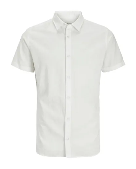 Chemise Homme JJEBREEZE Linen Blend Shirt S/S SN