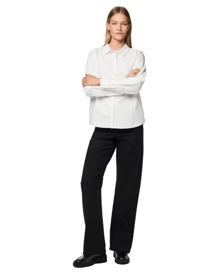Chemise Femme PCIRENA LS Oxford Shirt