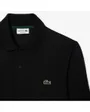 Polo manches longues Homme COL BORD-COTES ML Noir