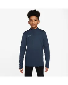 Haut zip manches longues Enfant K NK DF ACD23 DRILL TOP BR Bleu